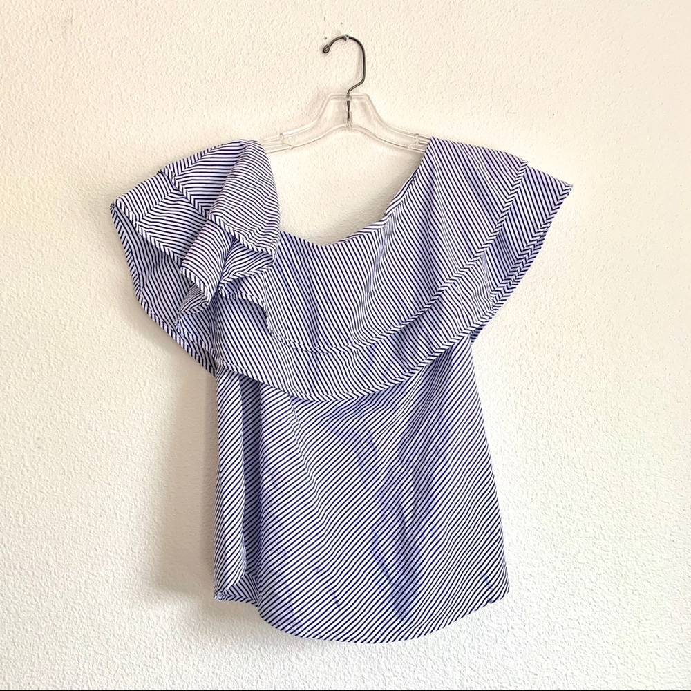 💙 White House Black Market Off the Shoulder Top